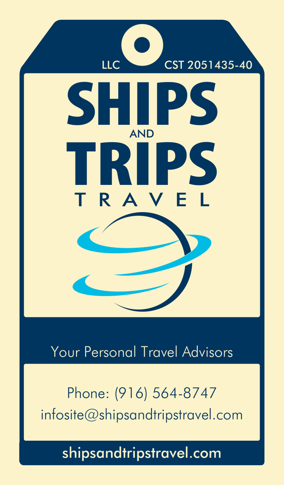 Ships and Trips Travel business card